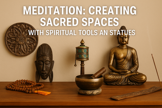 Meditation: Creating Sacred Spaces with Spiritual Tools and Statues